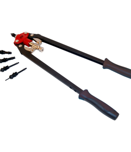 Remachadora para tuercas a dos manos