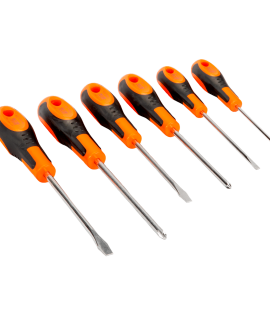 Juego de destornilladores ranurados y Phillips