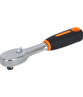 Carracas de cabeza tipo pera reversibles de 1/4" con 72 dientes