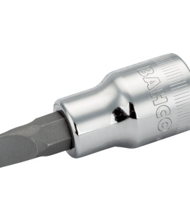 Vasos con punta con cuadrado de 1/2" para tornillo de cabeza plana