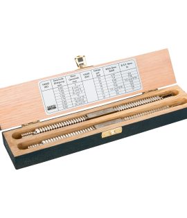 Juego de limas dobles para roscas