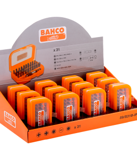 Juego de puntas de 1/4" para tornillos ranurados/Phillips/Pozidriv/TORX®