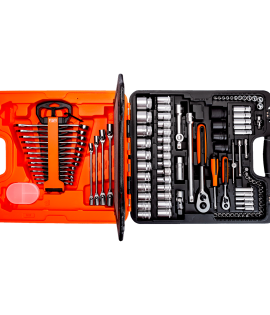 Juego de compas mando 1/4" y 1/2" 108 piezas