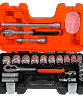 Juego de copas de mando 1/2" de 3/8" a 1.1/4" 24 Piezas