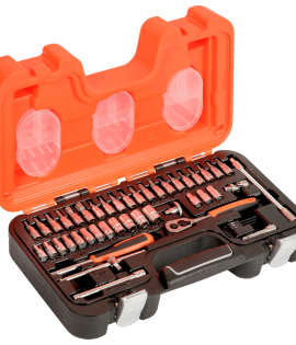 Juego de copas mando de 1/4 x 46 Piezas