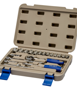 Juego de copas mando de 1/4" - 19 Piezas de 4 a 14 MM