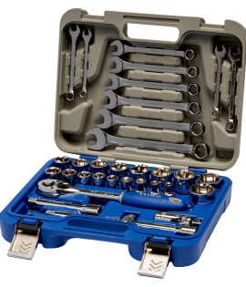 Juego de copas de 1/2" de 28 a 32 MM + Llaves de 8 a 19 MM