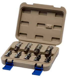 Juego de copas de 1/2" con punta bristol