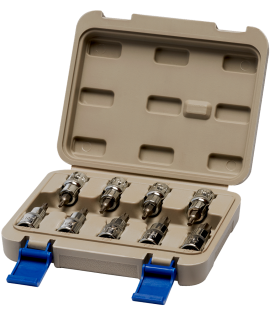 Juego de copas con punta Torx - 9 Piezas