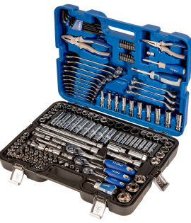 Juego de copas mando de 1/4" - 3/8" y 1/2" - 164 Piezas