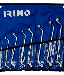 Juego de llaves estrellas acodadas de 6 - 7 a 20 - 22 - 8 Piezas