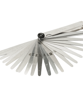Calibrador de galgas de 20 hojas de 0.03 a 0.1 MM