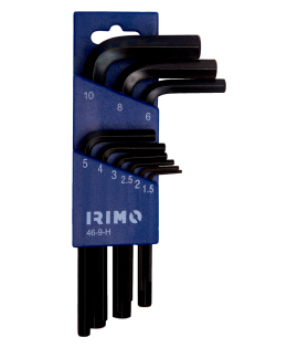 Juego de llave brístol 1.5 a 10 MM - 9 Piezas