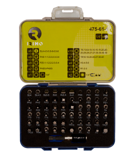 Juego de 61 puntas de destornillador