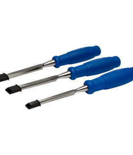 Juego de 6 formones - 1/4" - 3/8" - 1/2" - 5/8" - 3/4" - 1"