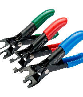 Juego de alicates para desconexión de mangueras