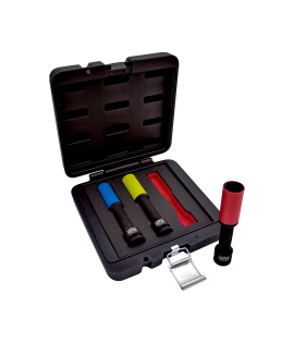 Juego de copas de impacto extra largo forrado