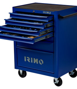 Carro de herramientas equipado con 7 cajones de 26" con 222 herramientas