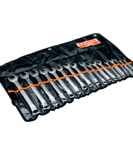 Juego de llaves combinadas acodadas métricas