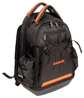 Mochila con parte inferior de plástico duro antideslizante