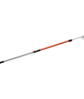 Tijeras de podar de altura con pértiga telescópica y cabeza de corte giratoria